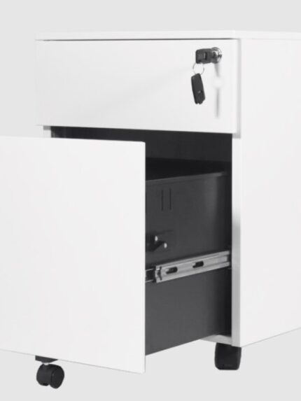 Steel Pedestal - 2 Drawer